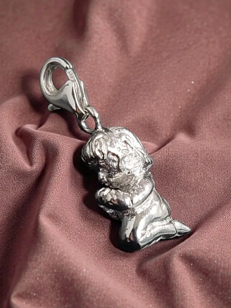 925 Praying Girl Charm