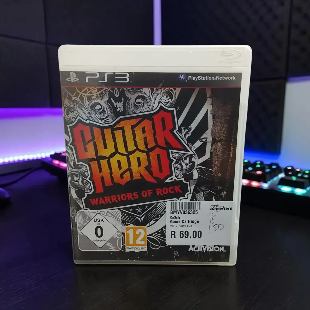 Guitar Hero Bles00801 Playstation 3 Game