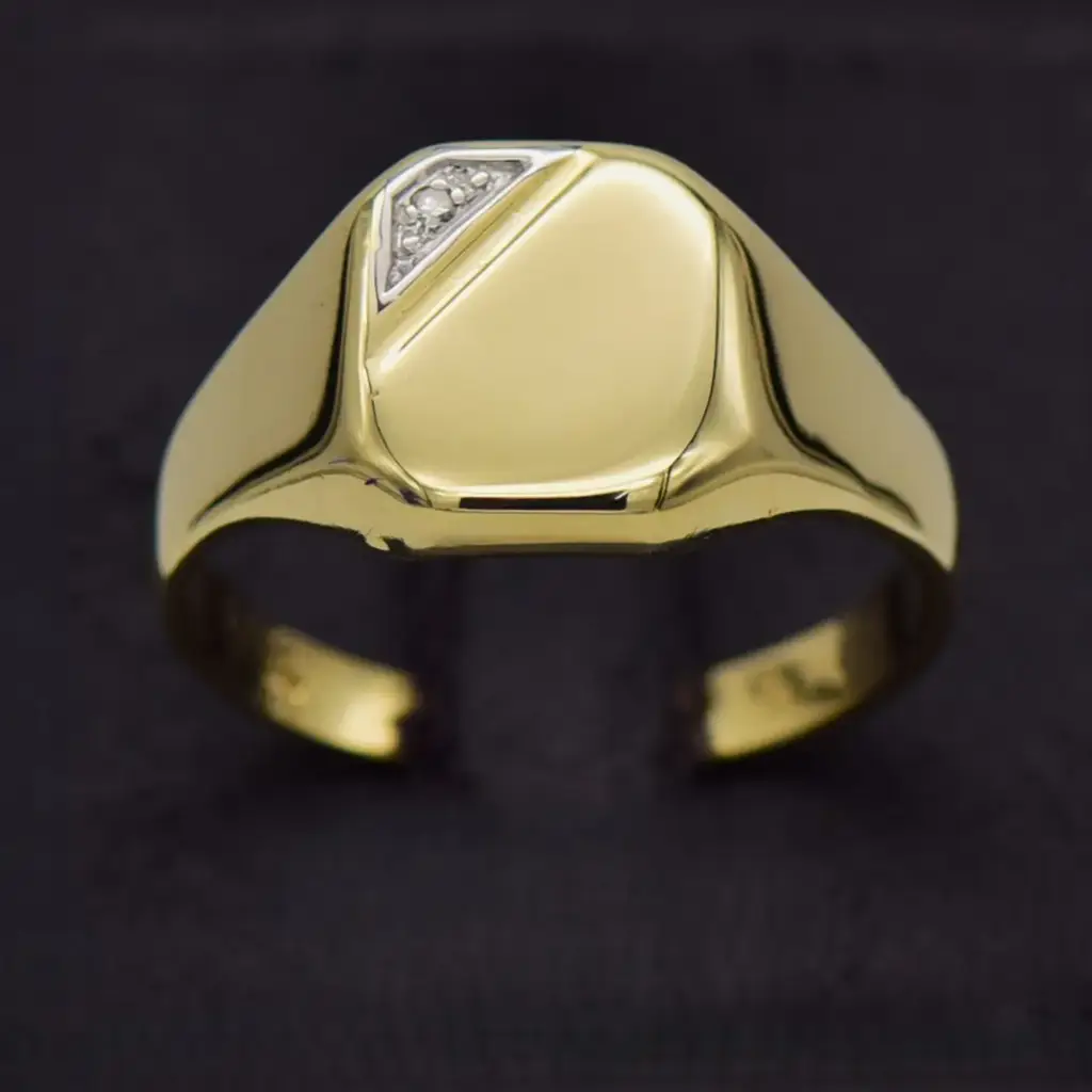 9ct Yellow Gold Men's Ring