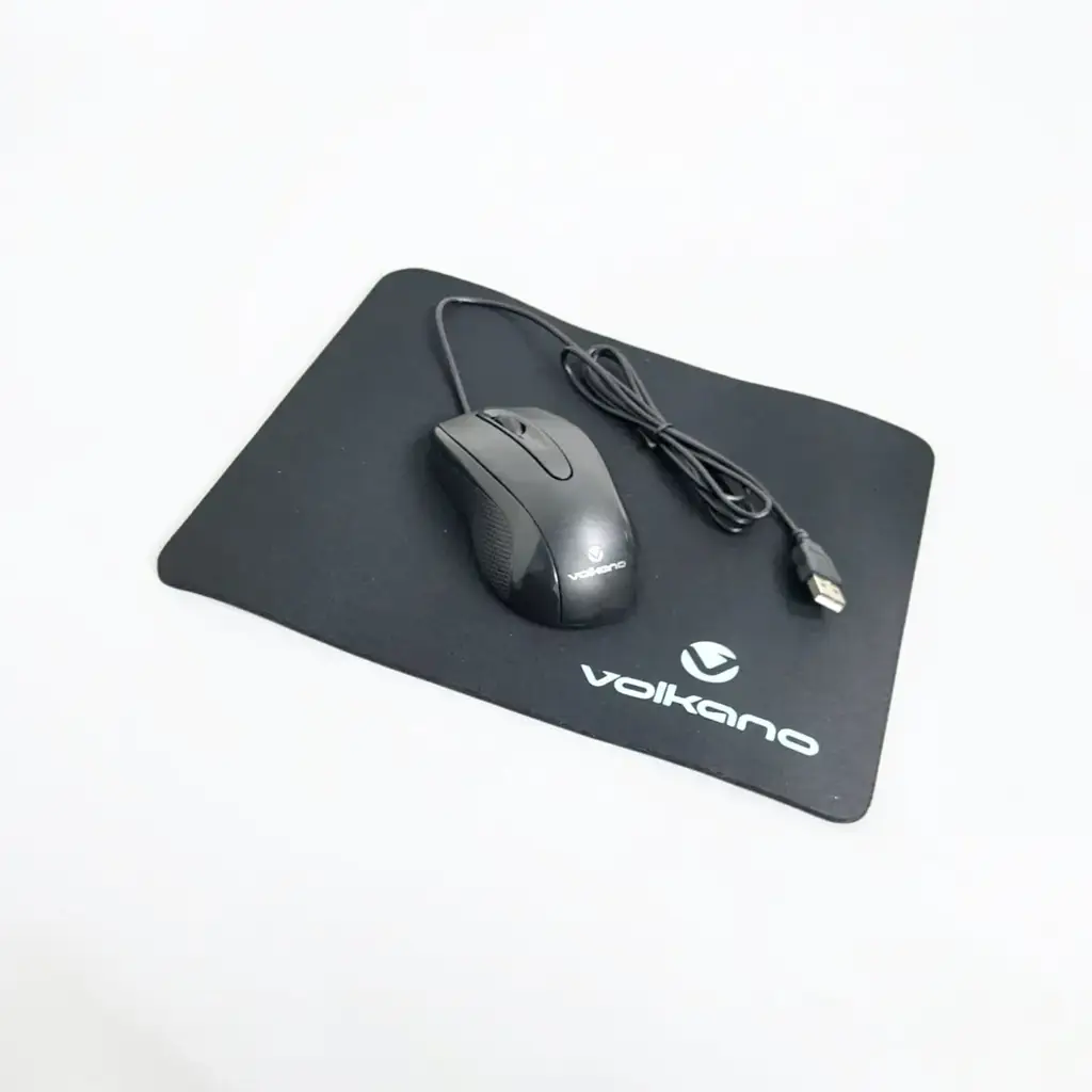 Volkano Vk‑30025 Wired Mouse & Mousepad Combo