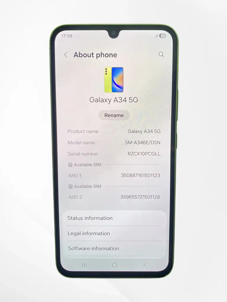 Samsung Galaxy A34 5G Smartphone. - View 3