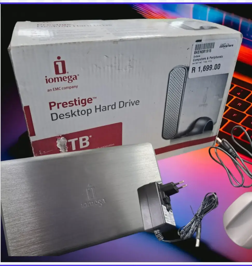 Iomega Prestige 4 Tb Desktop Harddrive