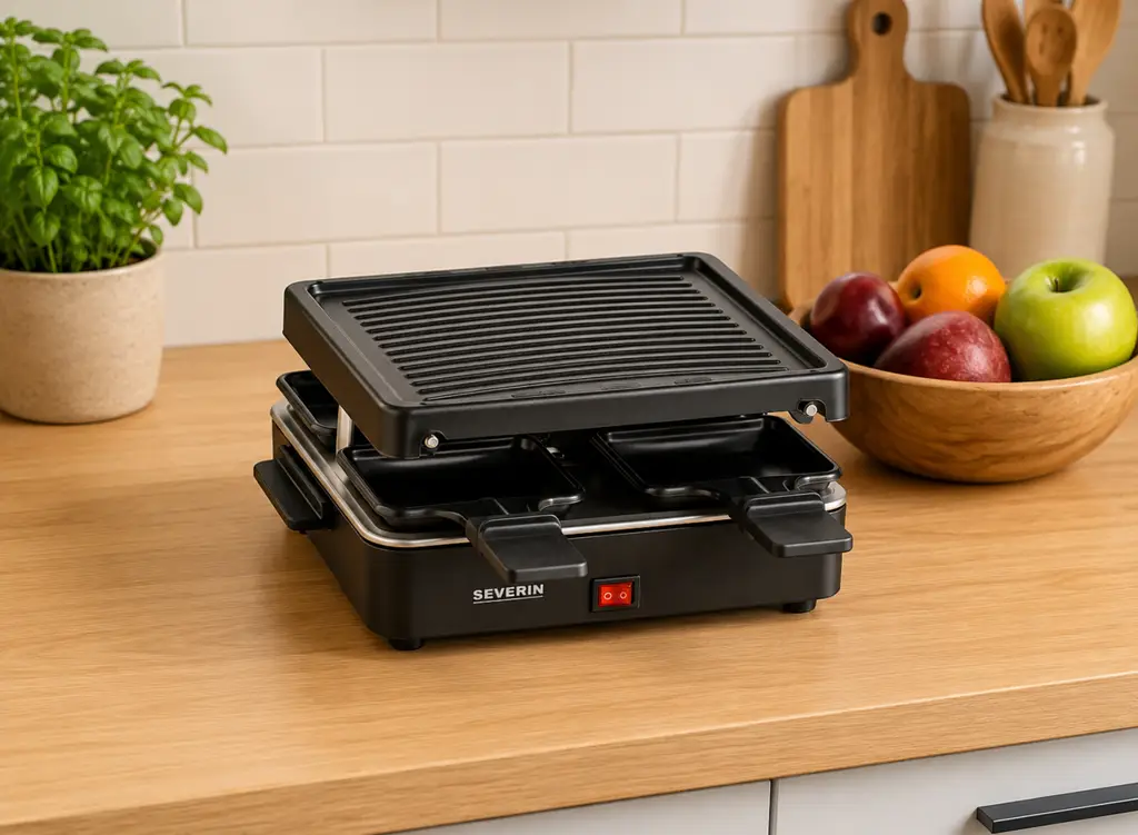 Severin Mini Raclette Grill | 600W | Compact Table-Top Grill