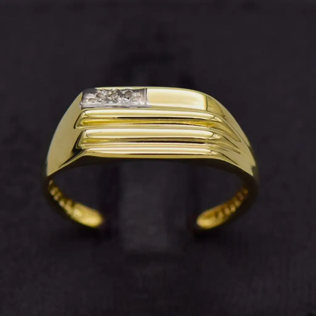 9ct Yellow Gold Men's Ring