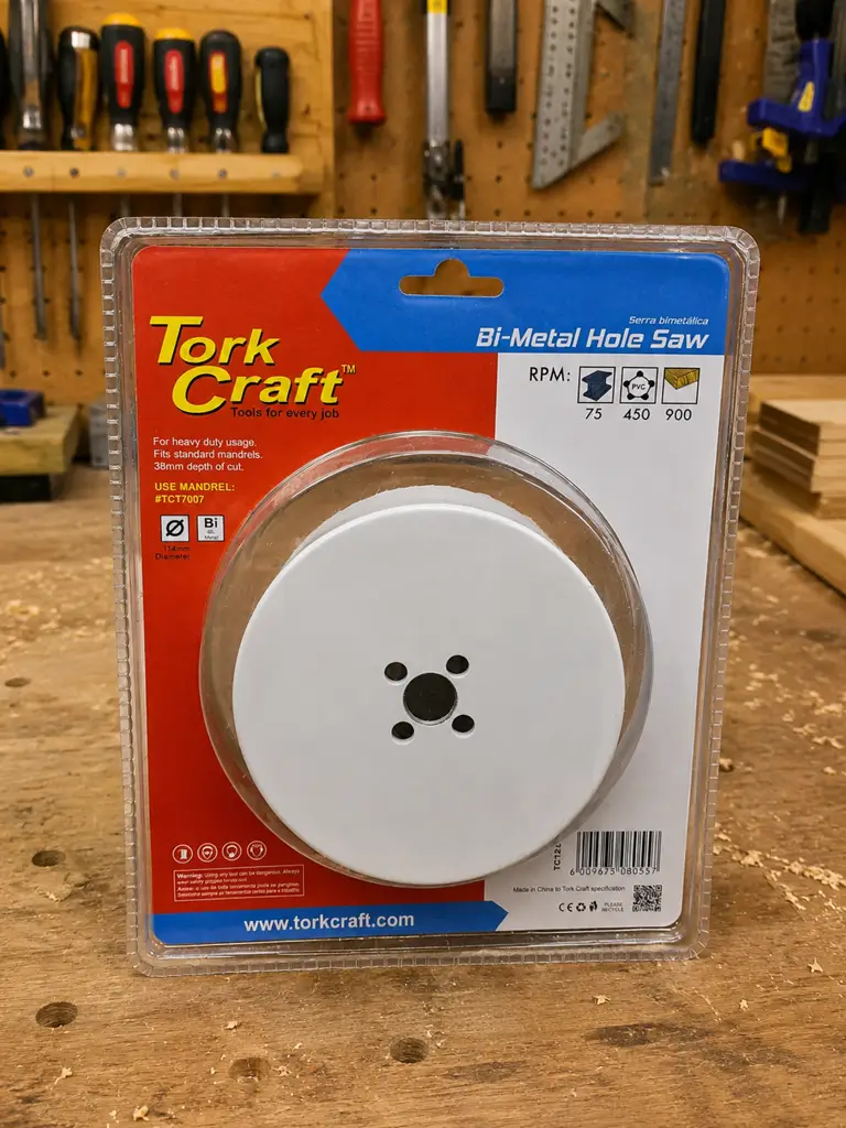 Tork Craft Bi-Metal Hole Saw 114Mm – Model Tc12049 - View 2