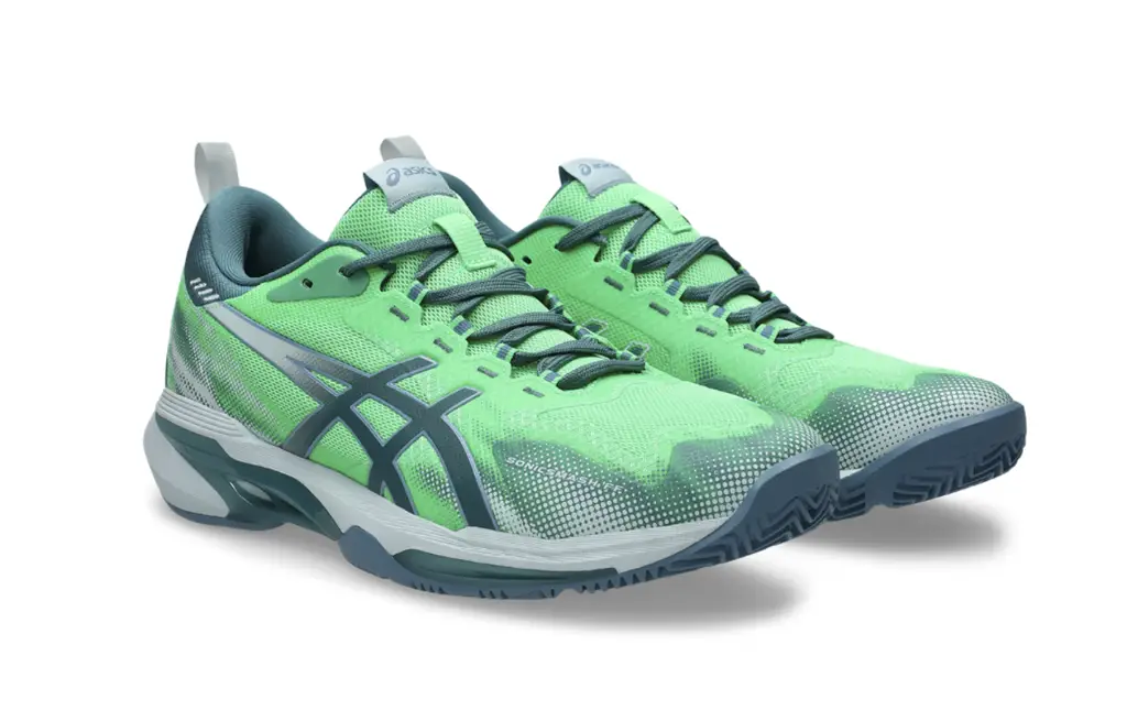 Asics Men Sonicsmash Ff Padel Shoes Vital Green/Misty Pine - Uk 8
