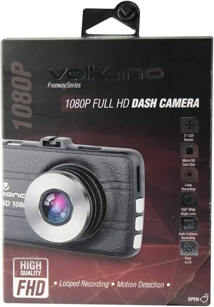 Volkano Dash Camera Freeway Series (1080P)