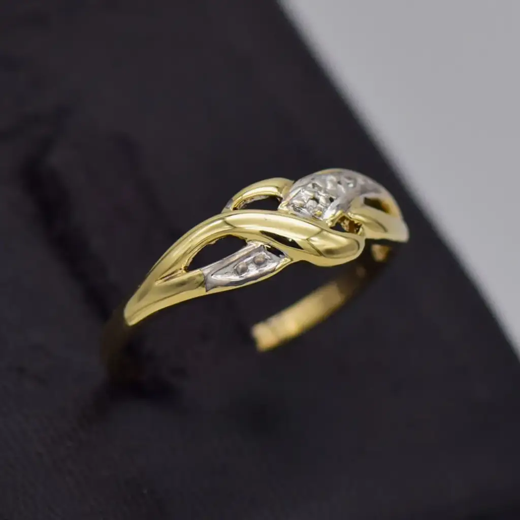 9ct Yellow Gold Dress Ring - View 2