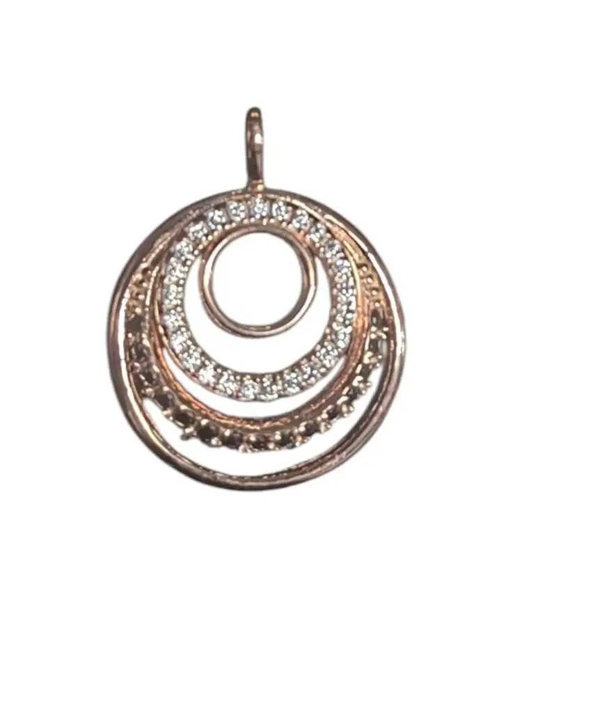 925 Rose-Gold Plated Pendant - View 3