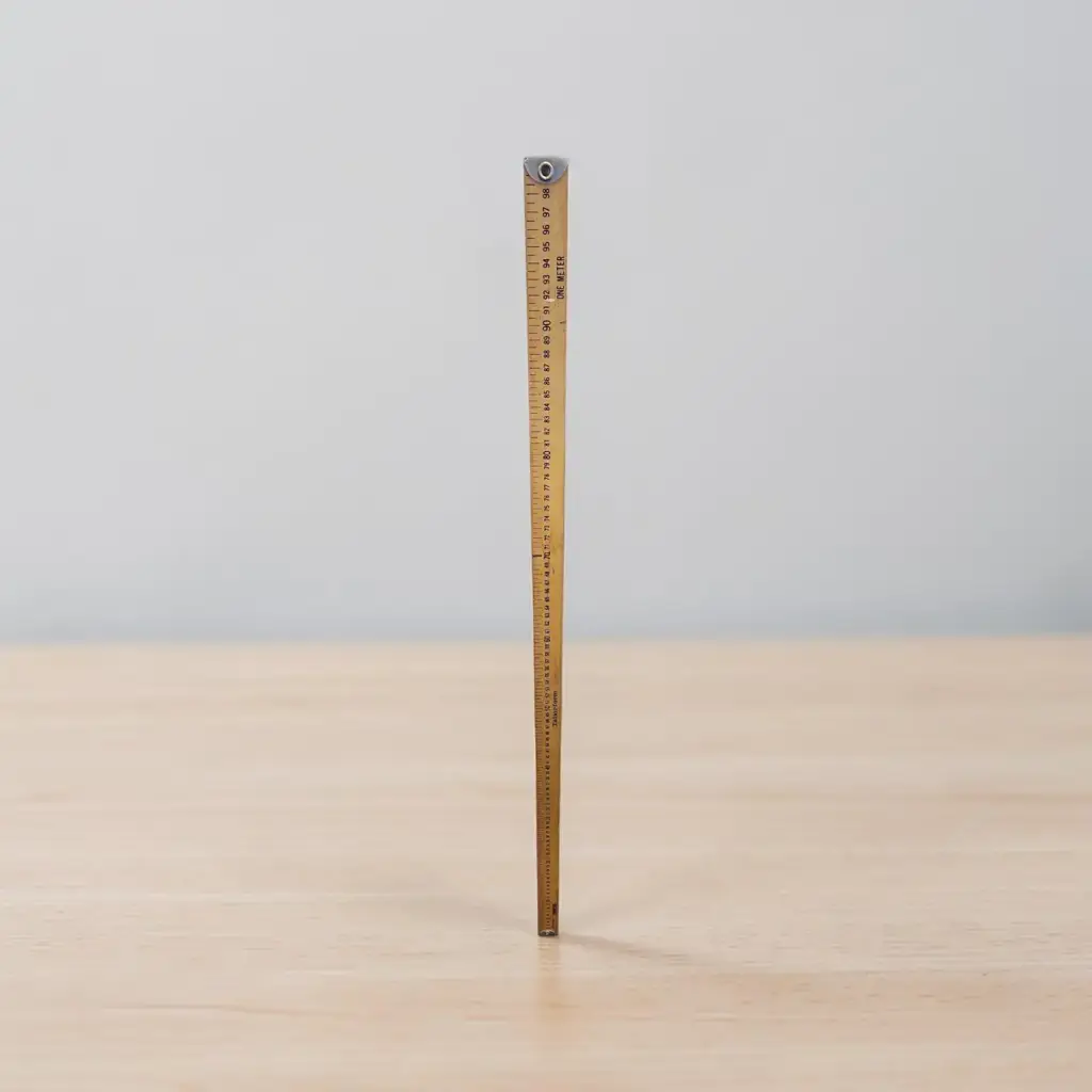 1M Wooden Ruler