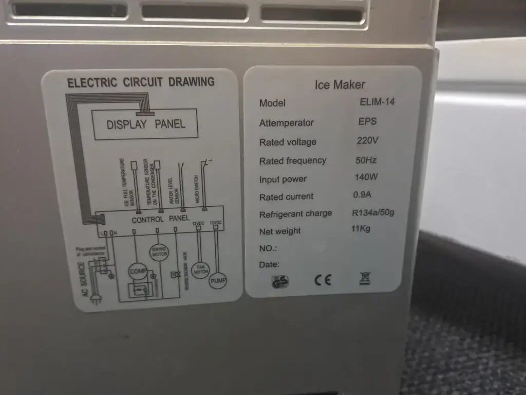 Elegance Elim-14 Portable Ice Maker – Second Hand - View 3