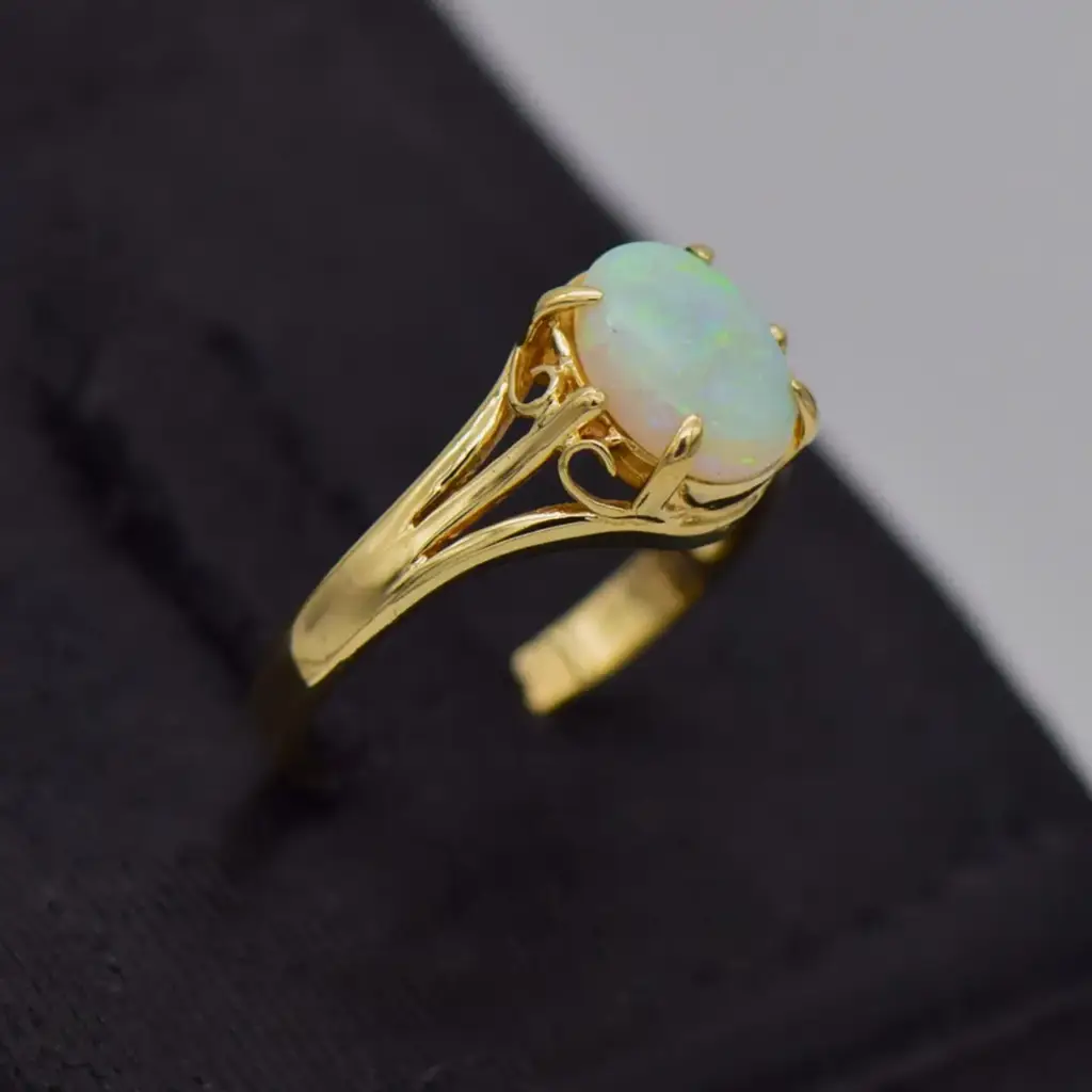 14ct Yellow Gold Dress Ring - View 2