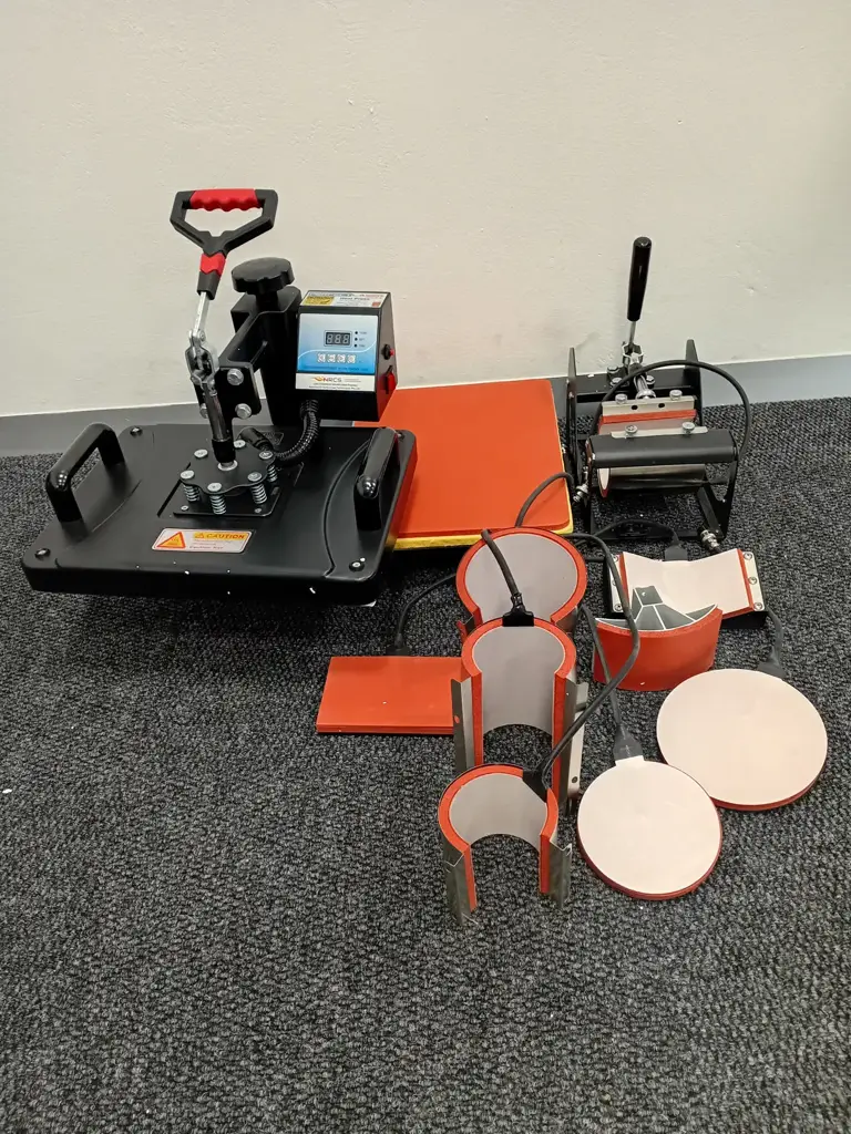 Heat Press Machine 8-In-1 Swing-Away Sublimation