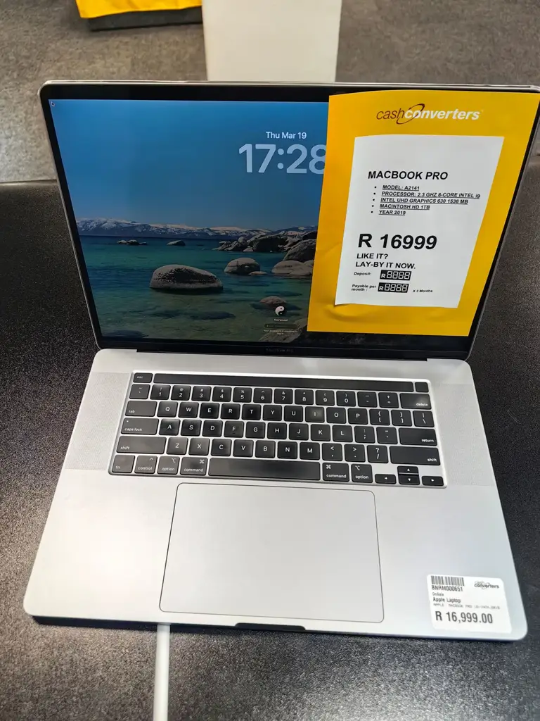 Apple Laptop Macbook Pro 16-Inch 2019