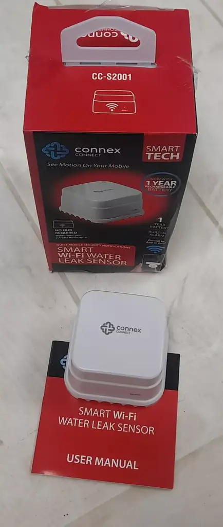 Connex Connect Smart Wifi Water Leak Sensor - View 2