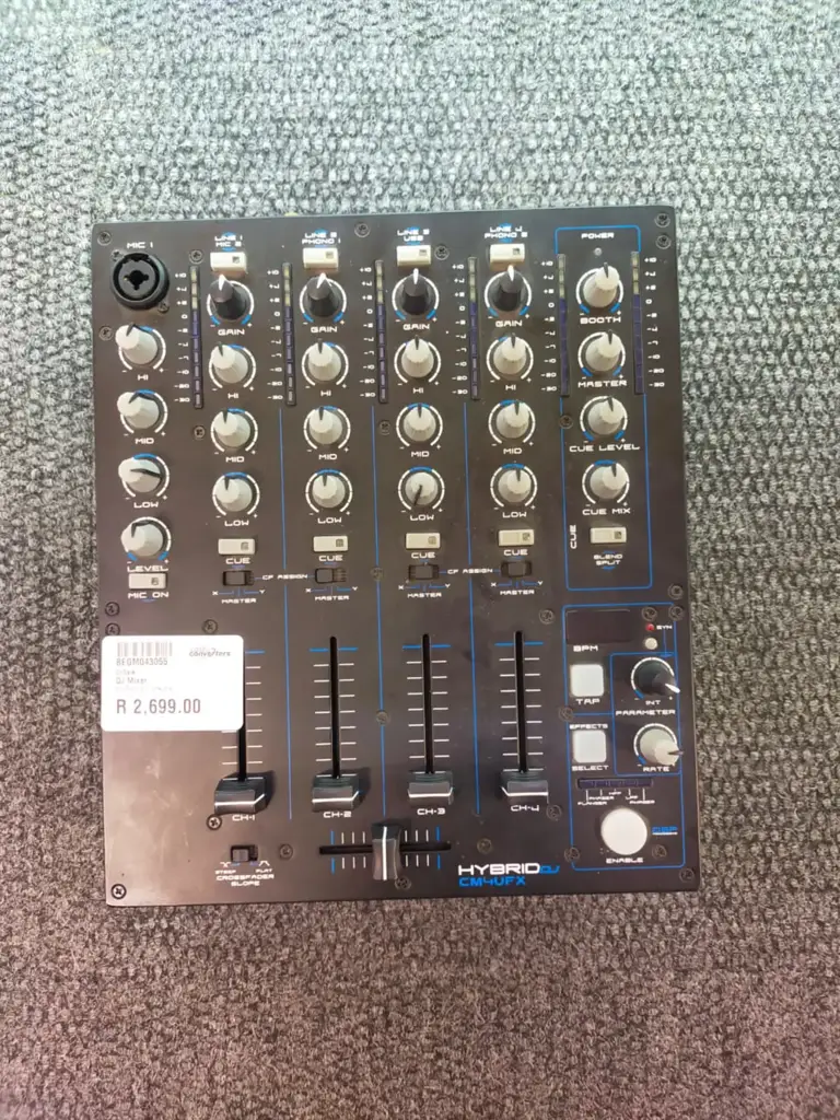 Hybrid Dj Mixer 4 + 1 Channel With Usb And Effects