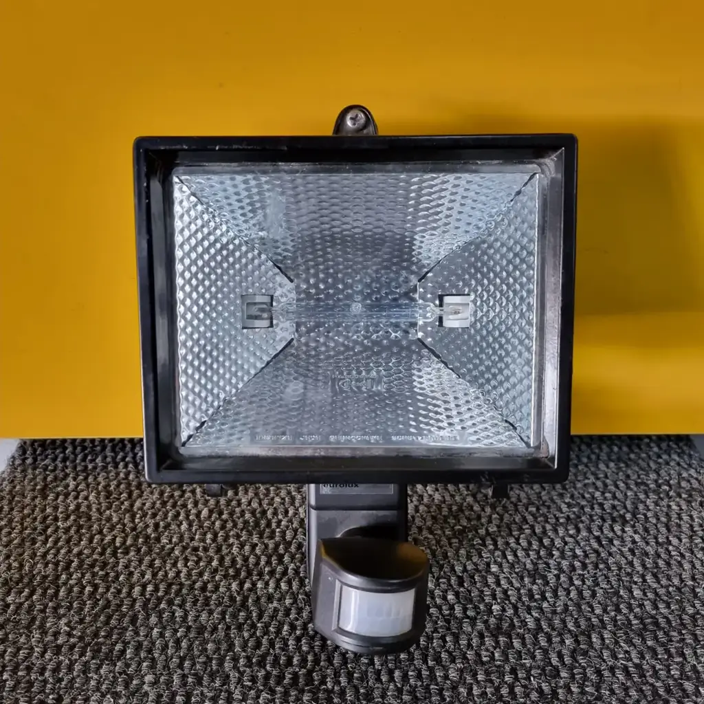 Black Halogen Floodlight
