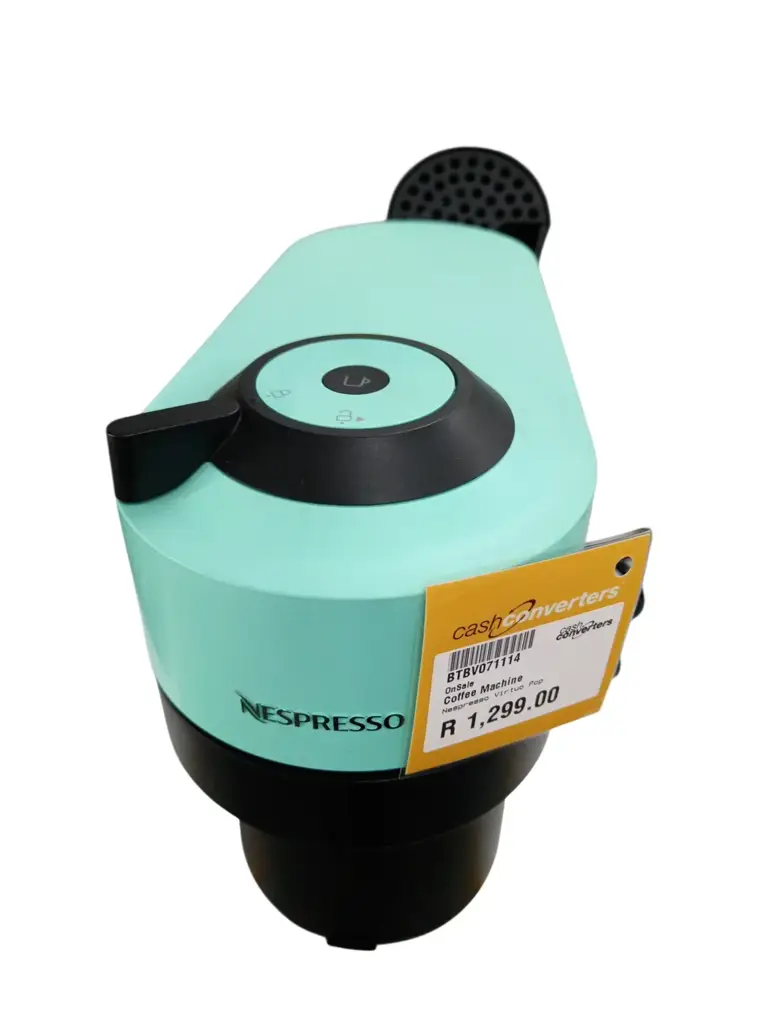 Nesspresso Vertuo Pop Aqua Mint Coffee Machine - View 2