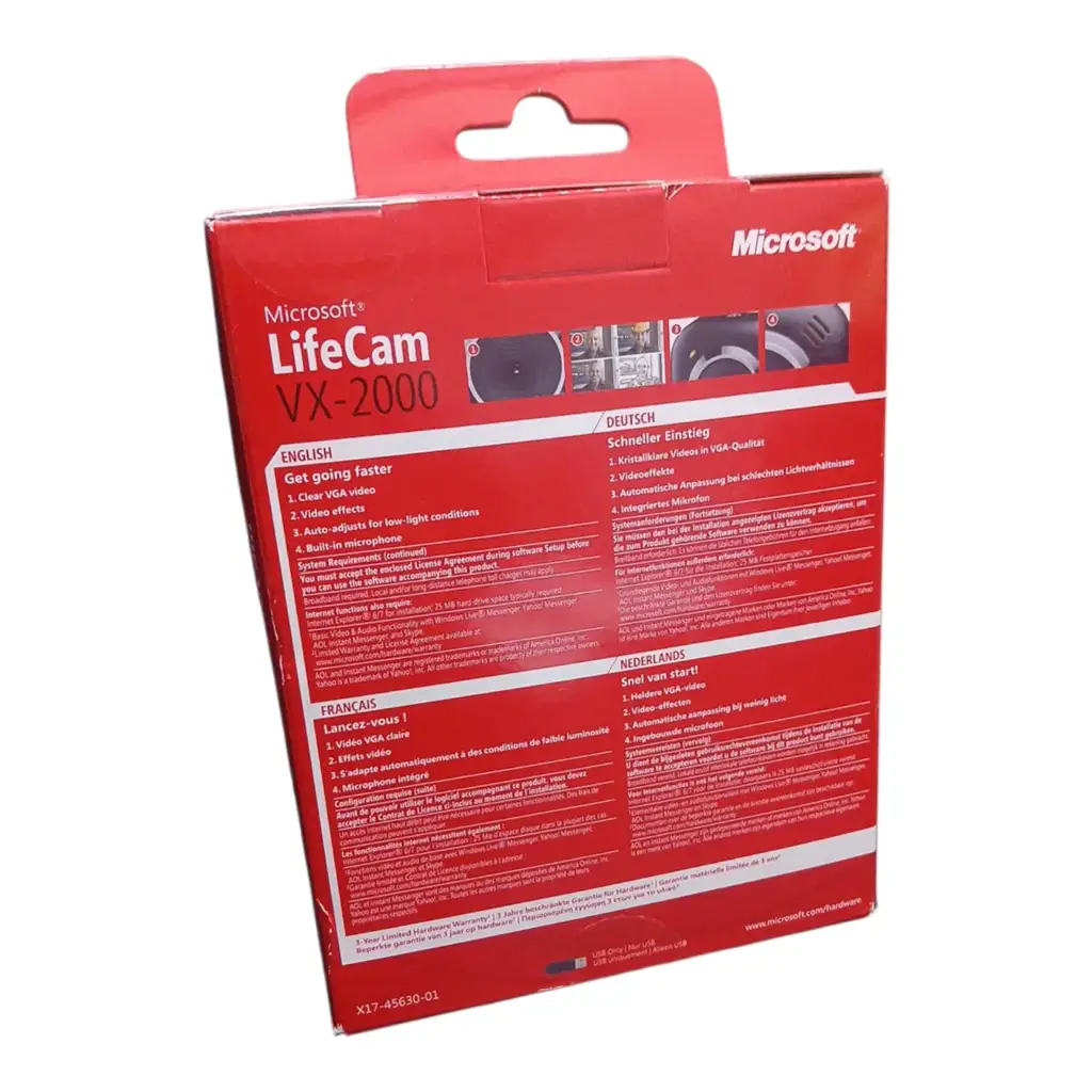 Microsoft Life-Cam Vx-2000 Model:1381 - View 2