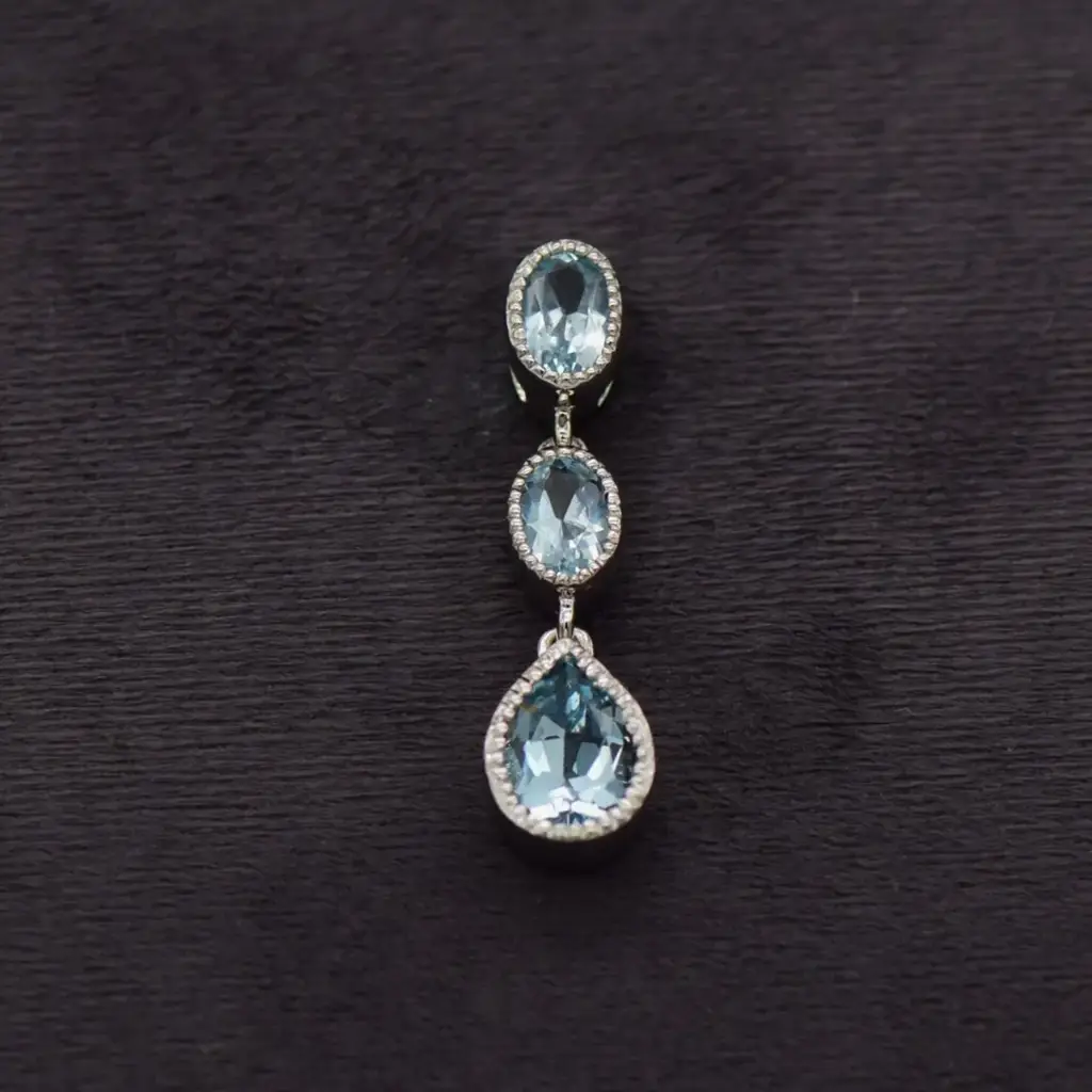 9ct White Gold Pendant