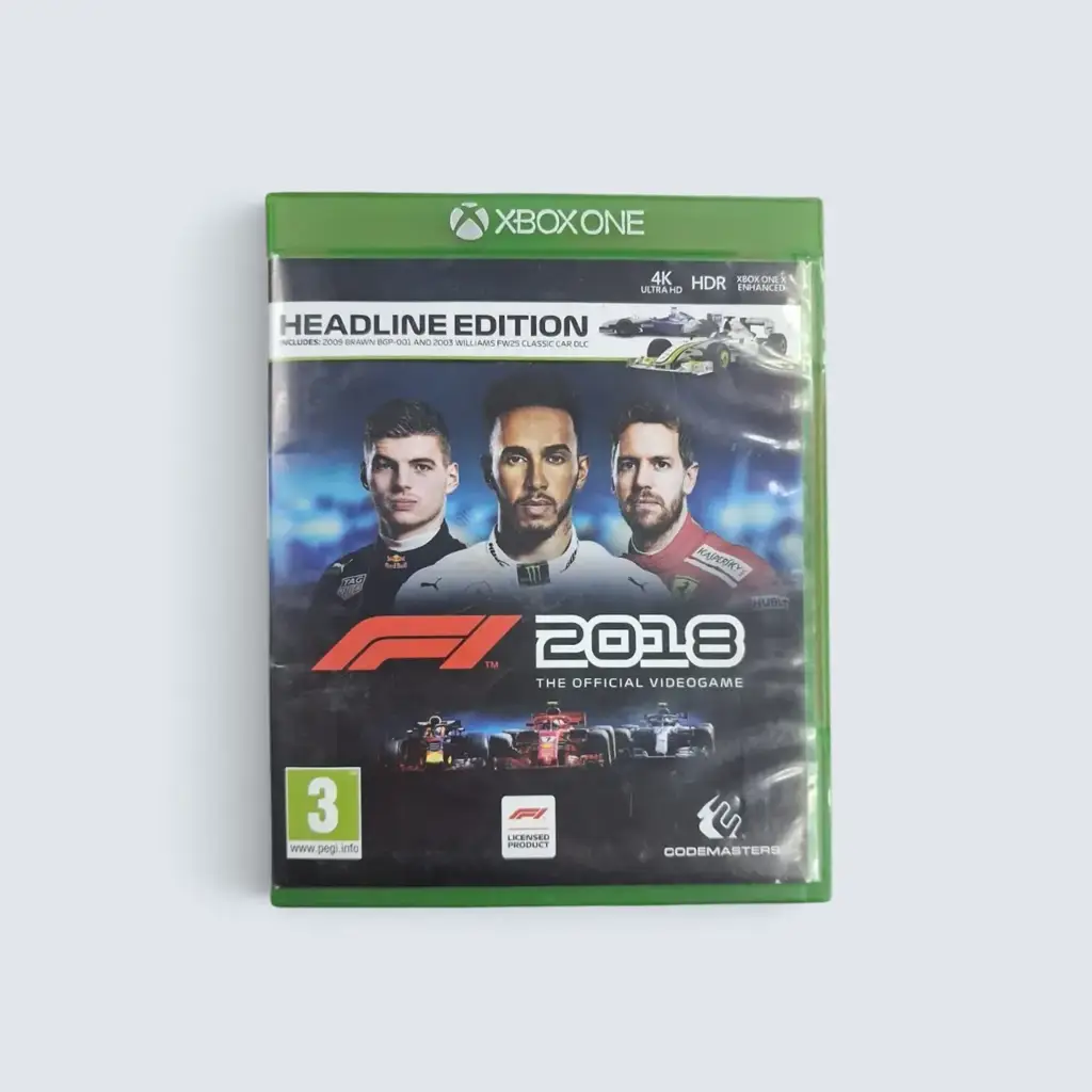 Xbox One - F1 2018 Headline Edition - Game Disc - View 2
