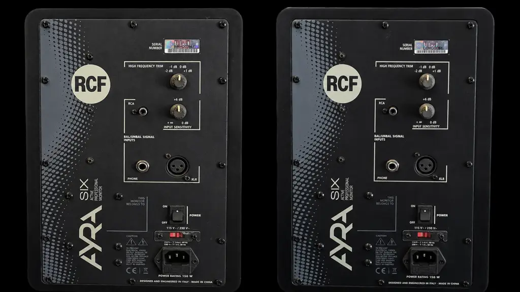 Rcf Ayra 6 Active Studio Monitor Speakers (Pair) – Second Hand - View 2