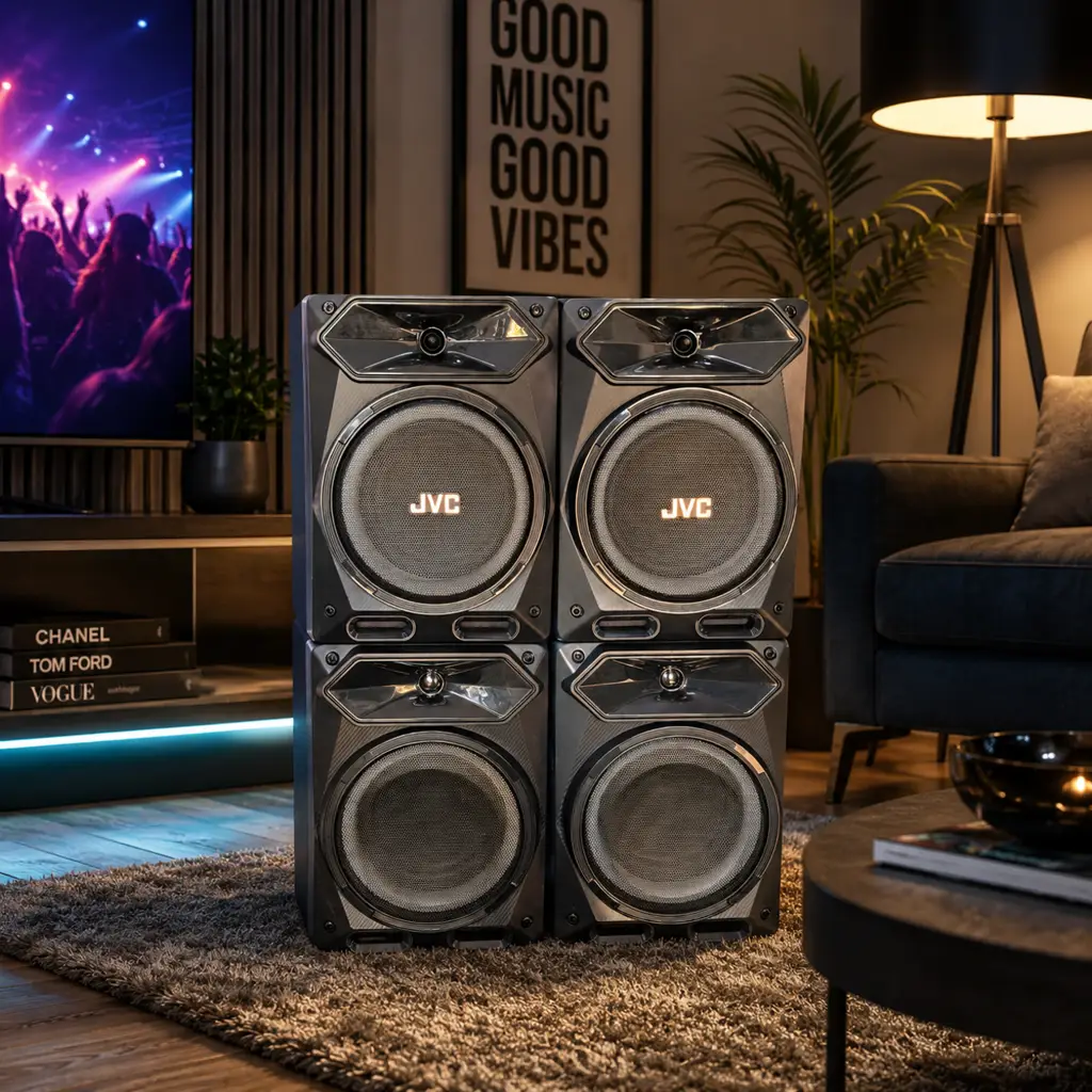 Jvc Dual Active Speakers Xs-N6233pb
