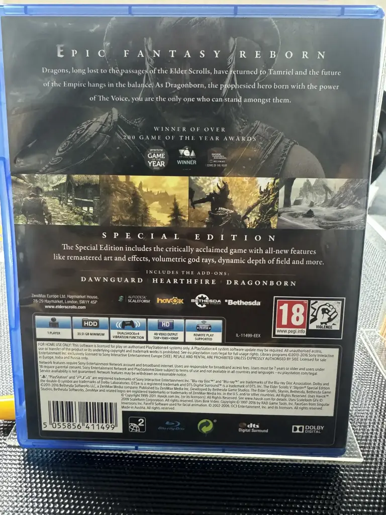 The Elder Scrolls V: Skyrim – Special Edition Ps4 Game - View 2