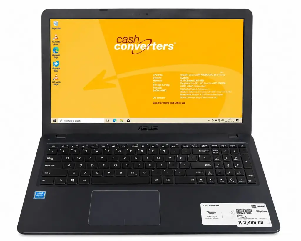 Asus Laptop – Intel Celeron N4020 | 4Gb Ram - View 2