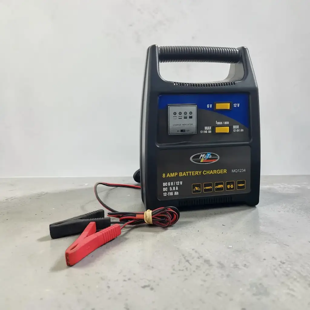 Moto-Quip Mq1234 8 Amp Battery Charger