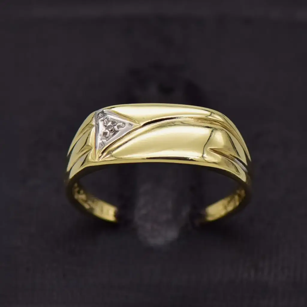 9Ct Yellow Gold Men's Ring