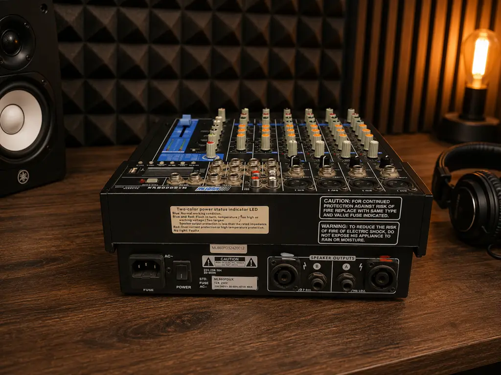 Hybrid Ml860pdux Powered Mixer – Second Hand - View 2