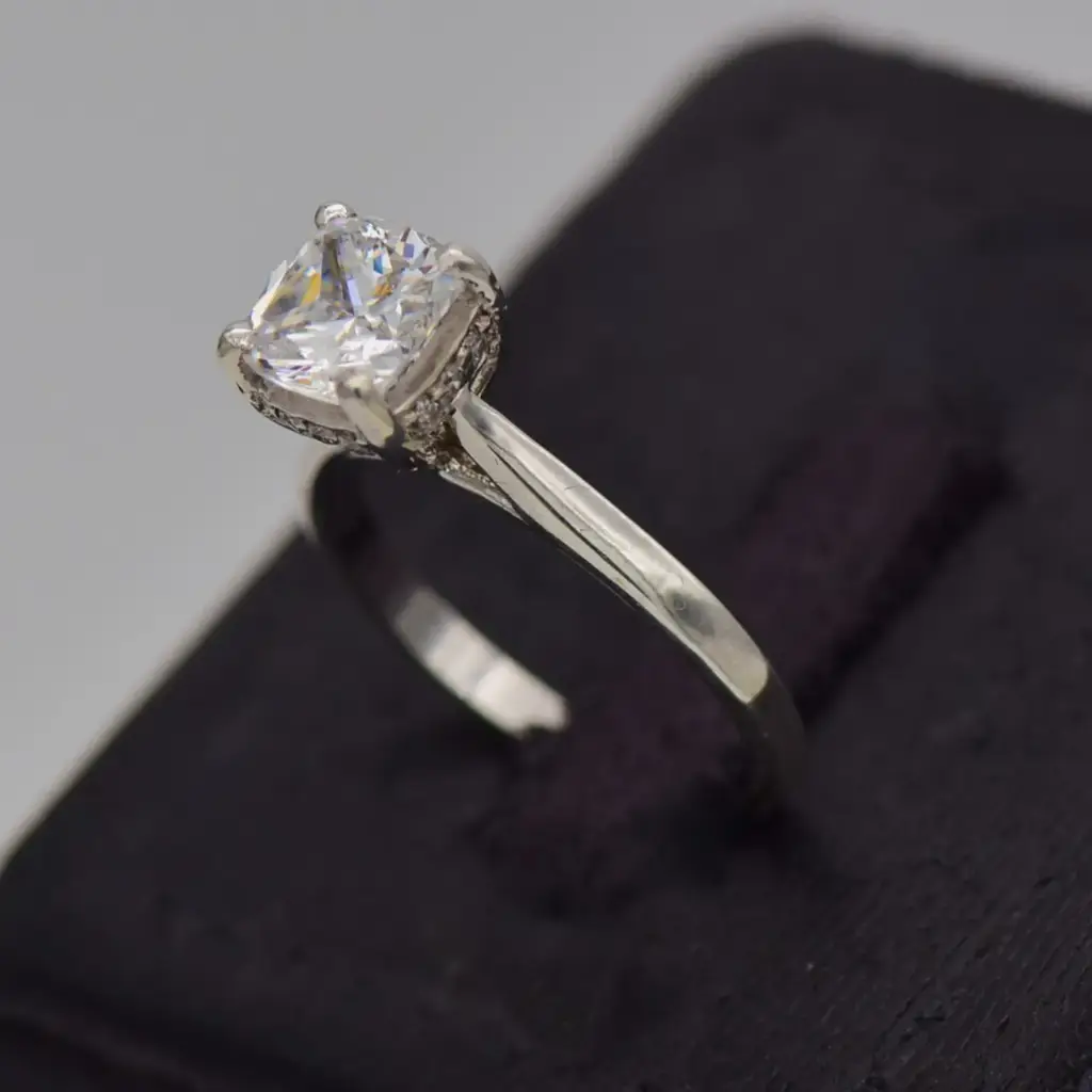 Silver-925 Engagement Ring - View 3