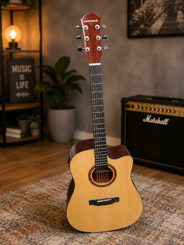 Sanchez Tr2241eq 41" Acoustic-Electric Guitar