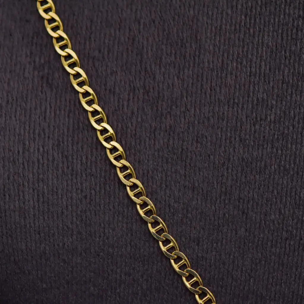 9ct Yellow Gold Chain Fancy - Link - View 2
