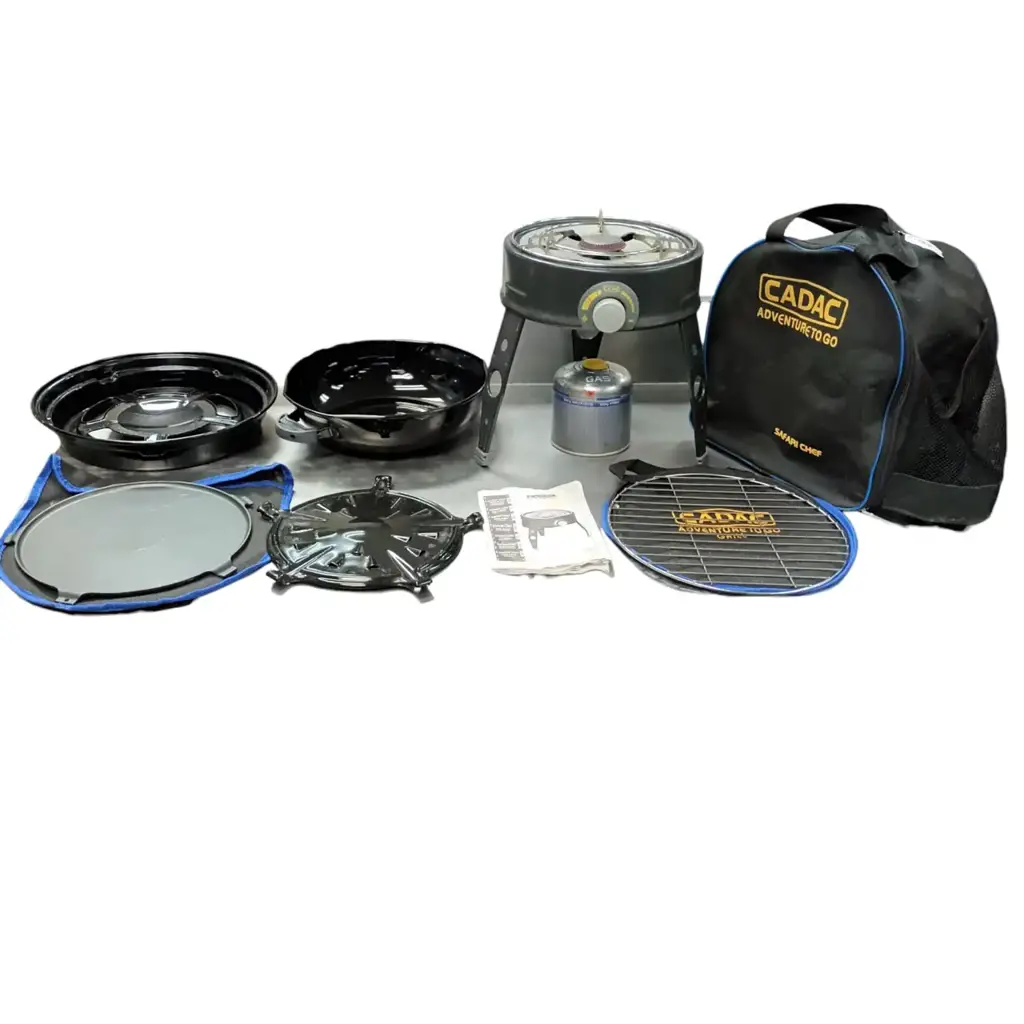 Cadac Safari Chef Portable 5-Piece Bbq Camp Cooker (Pre-Owned)