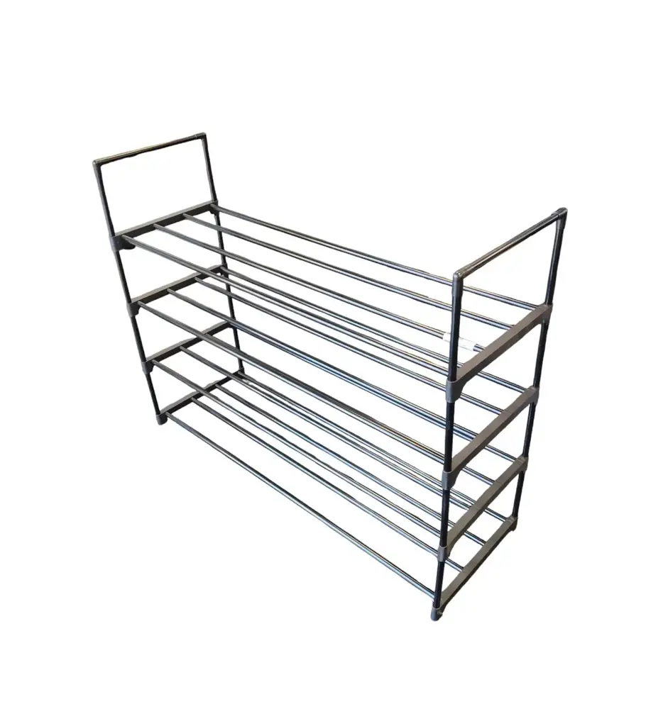 4-Tier Expandable Stackable Shoe Rack - View 2