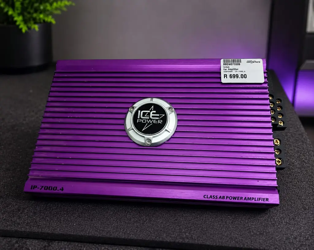 Ice Power Ip-7000.4 Class Ab 4-Channel Car Amplifier