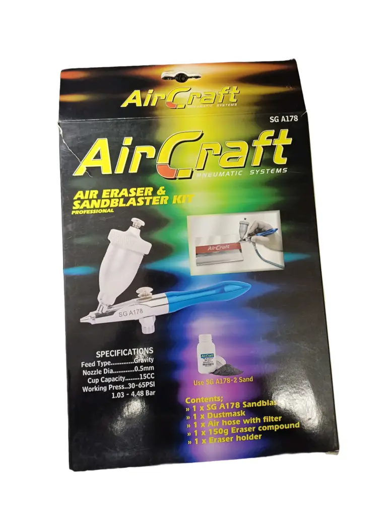 Air Craft Eraser & Sandblaster Kit - View 2