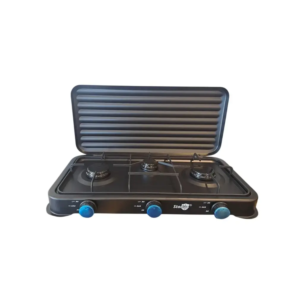 Starlux 3-Burner Table Top Gas Stove - View 2