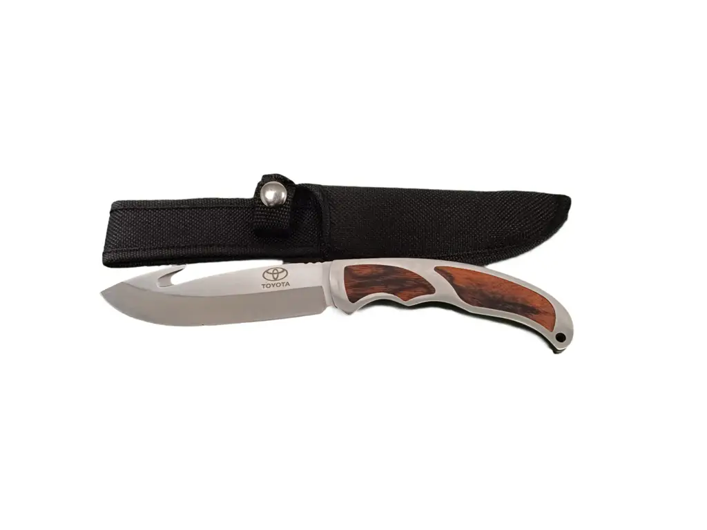 Toyota Hunting Knife Brown Handle - View 2