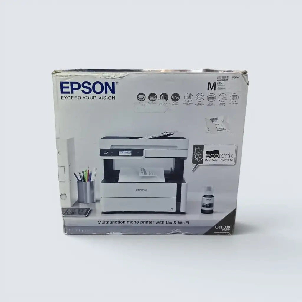 Epson Ecotank M3170 Monochrome Multifunction Printer - View 2