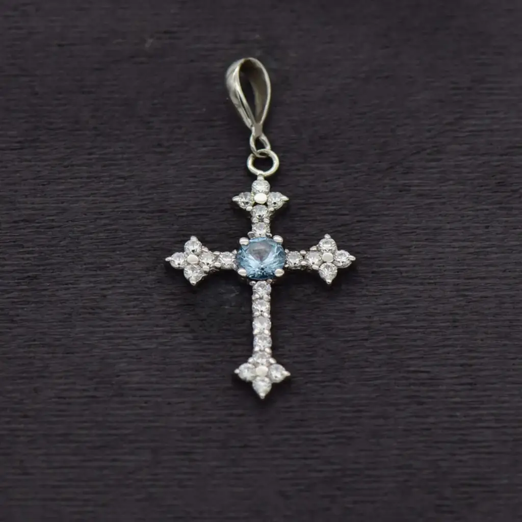Silver-925 Cross Pendant