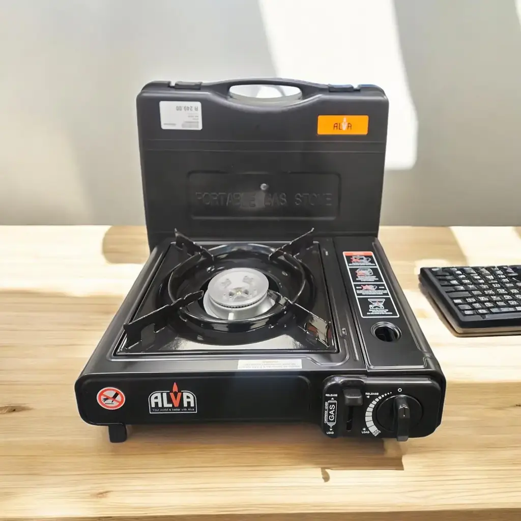 Alva Single Burner Butane Canister Stove + Carry Case Ccr101
