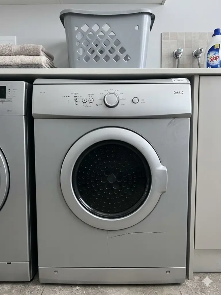 Defy Dtd259 5Kg Metallic Air-Vented Tumble Dryer - As-Is (Low Temp Only)