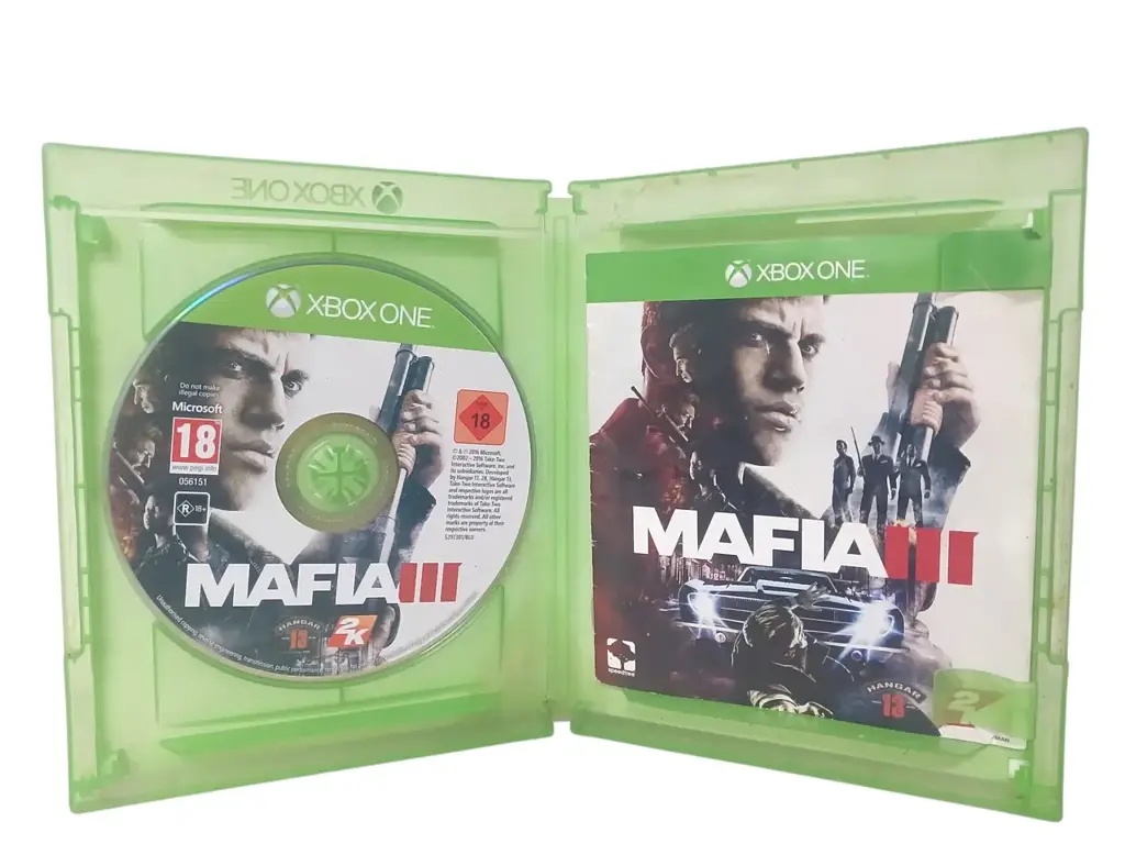 Xbox One Mafia Iii Game Disc