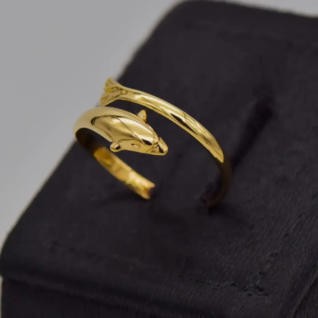 14ct Yellow Gold Dress Ring - View 3