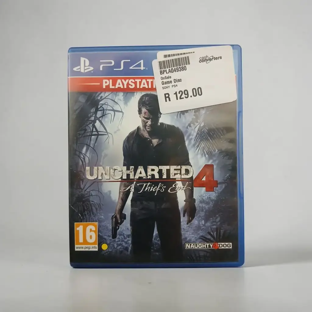 Uncharted 4 A Thief's End Ps4 Game