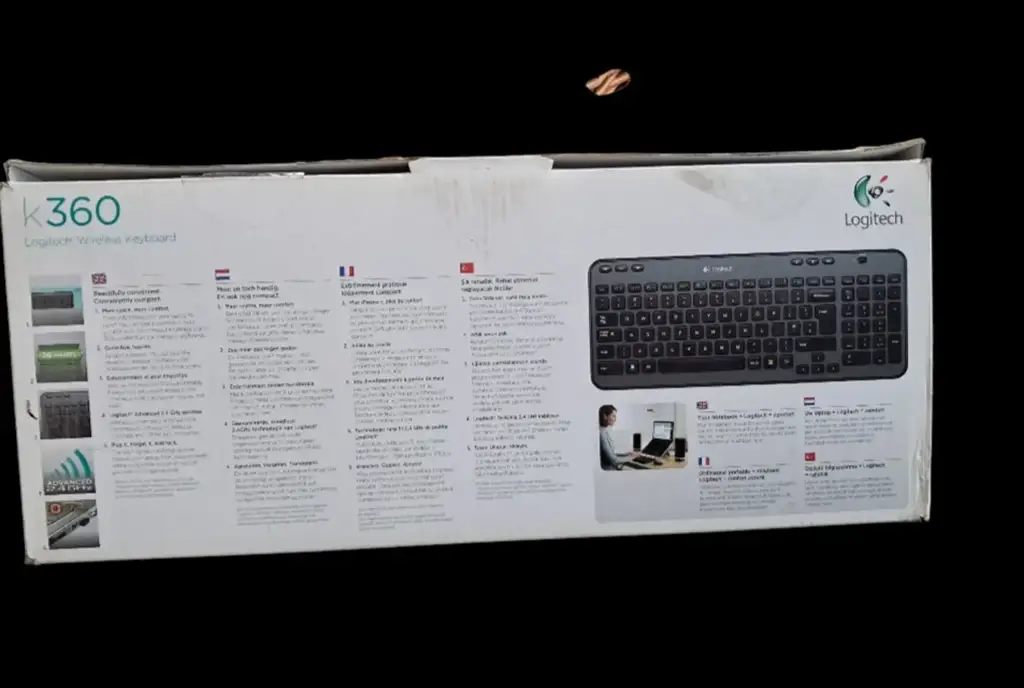 Logitech K360 Wireless Keyboard - View 3