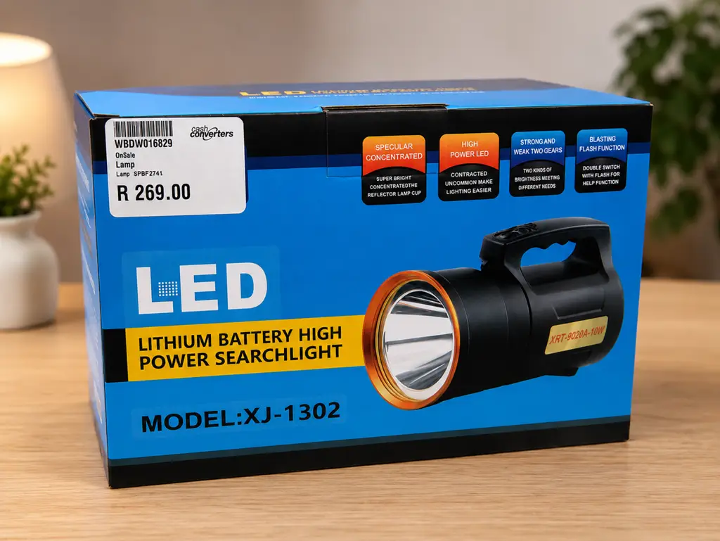 Led Lithium Battery High Power Searchlight – Model Xj-1302